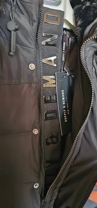 Supply Giubbotto Invernale Nero Taglia M