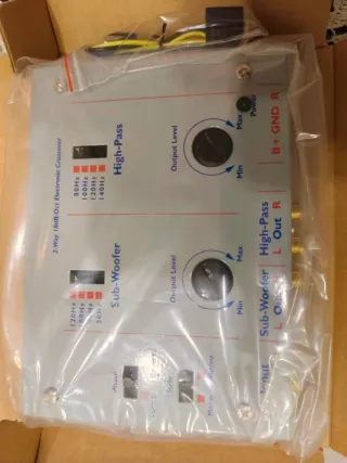 Para coche Crossover Electrónico 2-Way 18dB/Oct