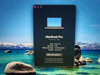 MacBook Pro Late 2020 M1 Plata