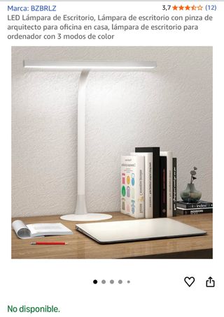 Lámpara Escritorio LED BZBRLZ Blanca