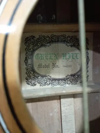 Guitarra acústica Green Hill antigua