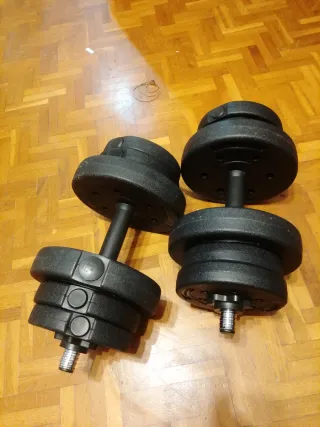 Mancuernas Ajustables Pesas Gimnasio
