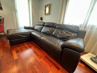 Divano Chaise Longue in Pelle Polo Divani