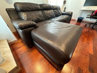 Divano Chaise Longue in Pelle Polo Divani