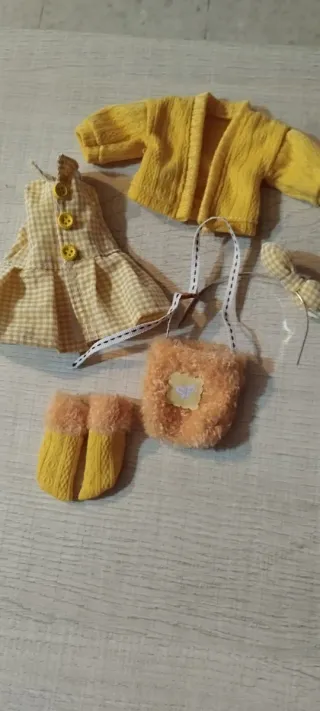 Conjunto Blythe Amarillo Gingham