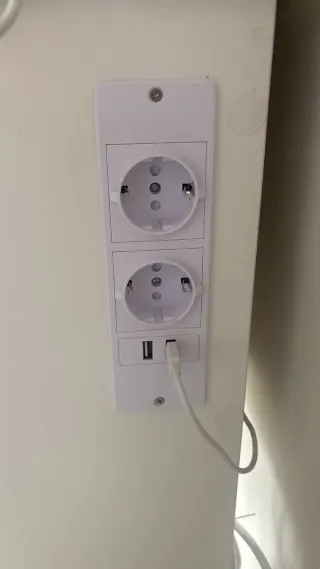 Tocador blanco con luz LED