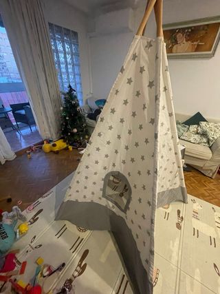 Tienda campaña infantil cabaña para niños