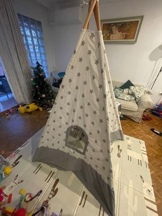 Tienda campaña infantil cabaña para niños