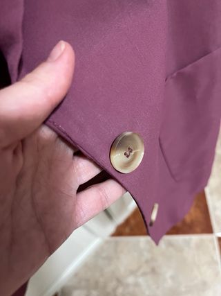 Traje chaqueta y pantalón rosa