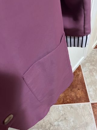 Traje chaqueta y pantalón rosa