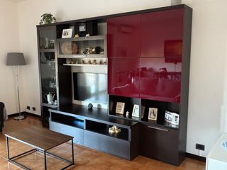 Parete attrezzata soggiorno moderna