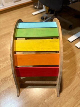 Arco de madera infantil arcoíris