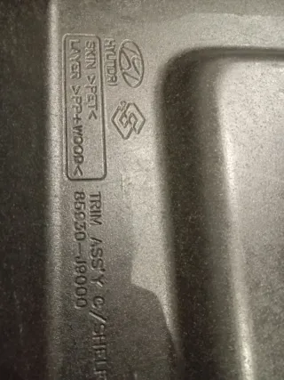 Bandeja maletero Hyundai Kona