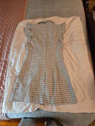 Chaleco largo SHEIN cuadros