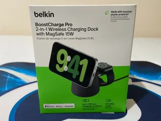 Cargador Belkin BoostCharge Pro 2 en 1 NUEVO!!!