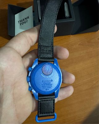 Omega Swatch Speedmaster Blu