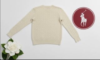 Jersey Polo Ralph Lauren trenzado beige