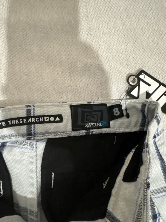 Pantalón corto a cuadros Ripcurl Talla 8