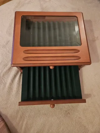 Porta penne stilografiche in legno