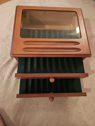 Porta penne stilografiche in legno