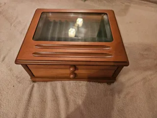 Porta penne stilografiche in legno