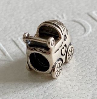 Charm Pandora ORIGINAL Carrito bebe carro corazon