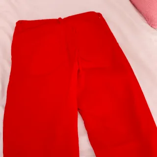 Pantalón vaquero mujer rojo