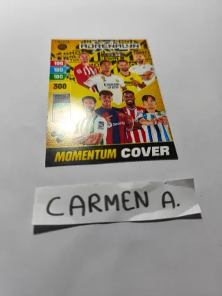 Carta Momentum Cover Custom Adrenalyn Xl 2023-24