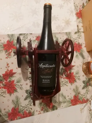 Supporto per bottiglie di vino vintage Rueda