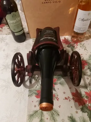 Supporto per bottiglie di vino vintage Rueda