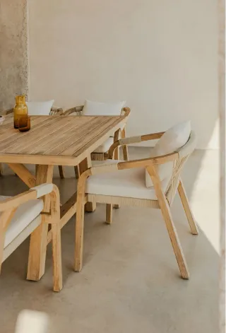 Pack 4 Sillas butaca exterior/interior sklum