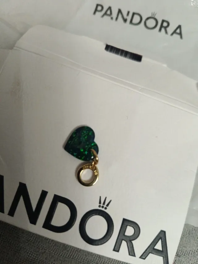 Colgante Corazón Pandora Verde
