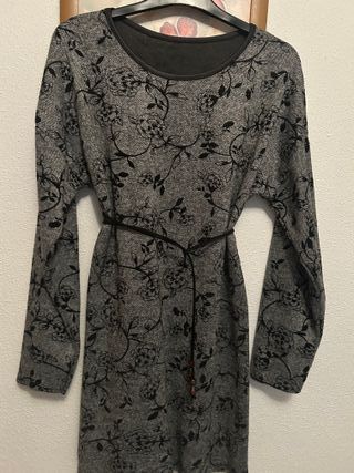 Lote de 4 vestidos rayas blanco y negro