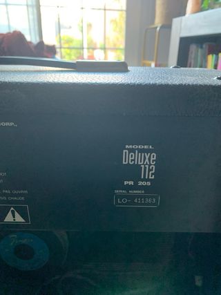 Amplificador Fender Deluxe 112
