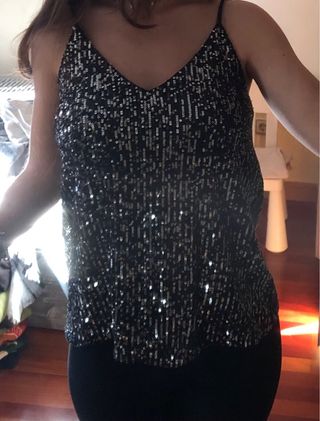 Top fiesta lentejuelas - MISU Talla XS
