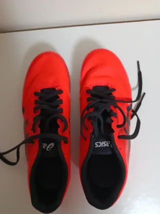 Zapatillas de clavos Asics Naranja/Negro