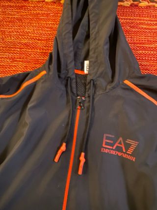 Tuta Emporio Armani Uomo Nero Arancio originale