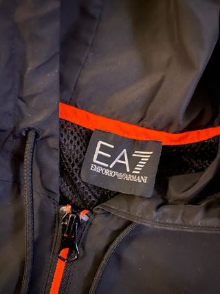 Tuta Emporio Armani Uomo Nero Arancio originale