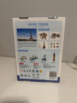 Puzzle 3D Torre Eiffel CubicFun