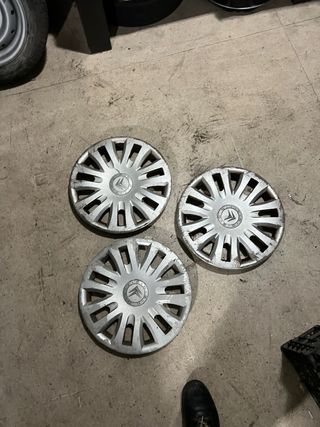 3 Tapacubos Citroën 14 Originales