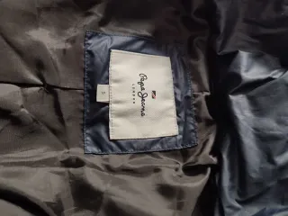 Chaqueta acolchada azul