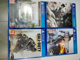 PS4 Pro con 4 mandos y juegos