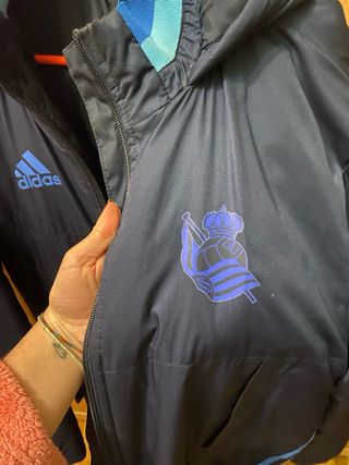 Abrigo Adidas Real Sociedad Azul