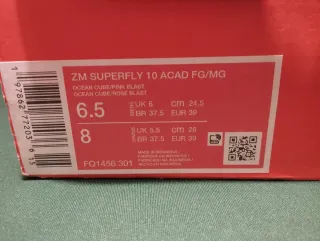 Nike Mercurial Zoom Superfly 10 Academy Talla 39