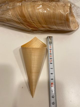 Lote Conos Bambú Cocina/Manualidades
