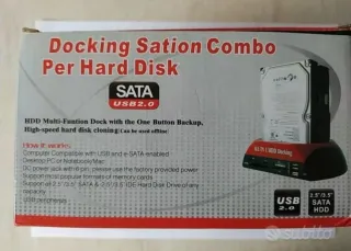 Docking Station IDE sata HDD Lettore Schede CF/MD