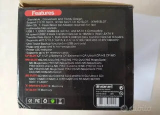 Docking Station IDE sata HDD Lettore Schede CF/MD