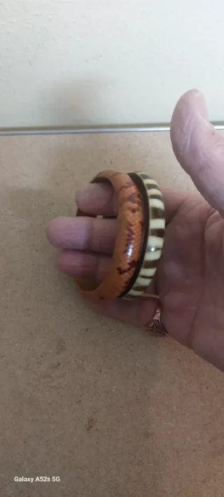 Bracciale  marrone e multicolore