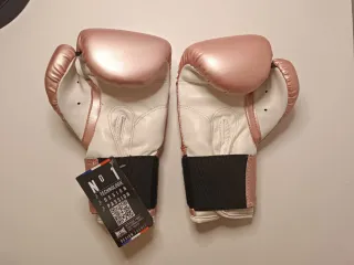 Guantes Boxeo Infantil Rosa Metal 4 oz