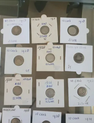 Lotto Monete Argento Paesi Bassi